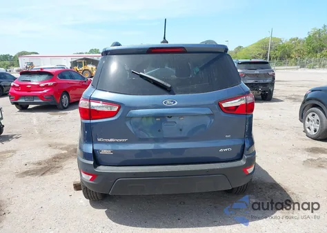 2021 Ford Ecosport Se из США, поврежденный, VIN MAJ6S3GLXMC441005